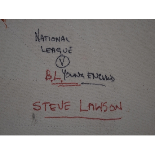 329 - A National League Select speedway race vest labelled Steve Lawson 1982