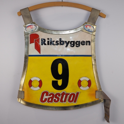 330 - A Team Czechoslovakia speedway race vest labelled Roman Matousek 1991