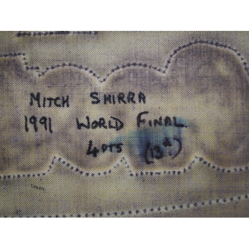 338 - A Team New Zealand World Final 1991 speedway race vest labelled Mitch Shirra