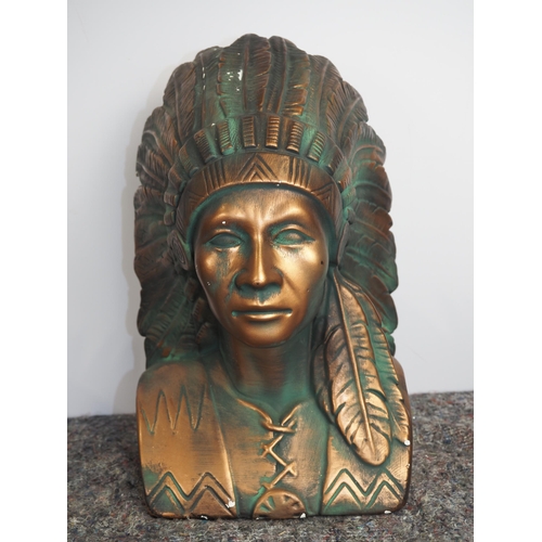 480 - Indian head sculpture 15