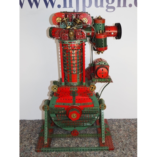 481 - Meccano model speedway engine. Believed to have been built by Noel Clark