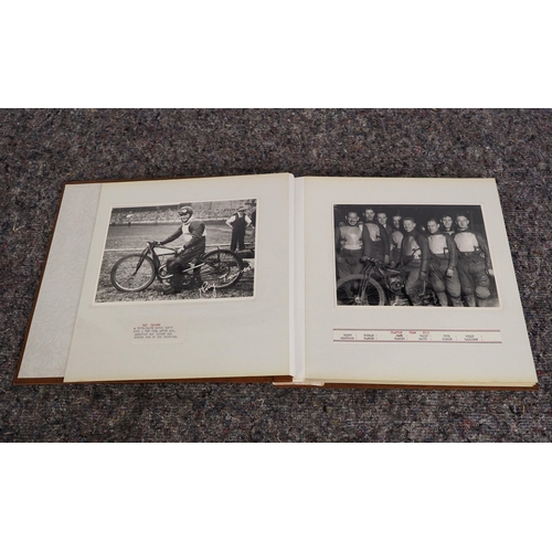 608 - Photo album of 1930s/40s speedway riders and teams