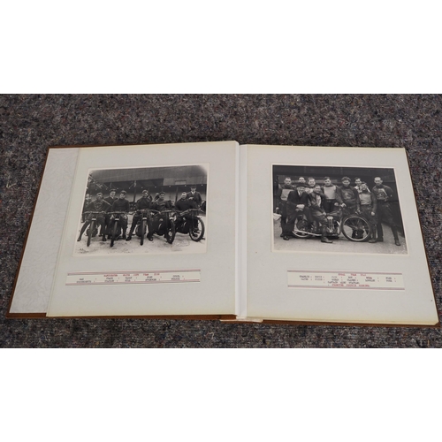 608 - Photo album of 1930s/40s speedway riders and teams