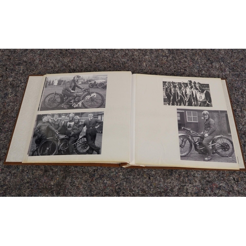 608 - Photo album of 1930s/40s speedway riders and teams