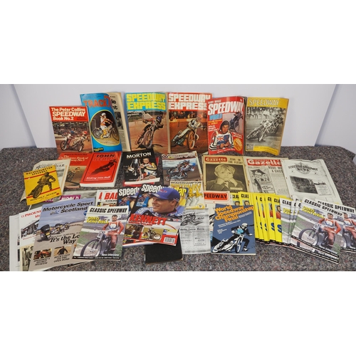 612 - Assorted speedway publications to include Classic Speedway, Speedway Gazette and Monthly Speedway Wo... 