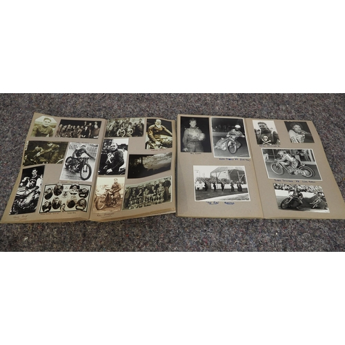 613 - 2 Photo albums of 1930s to 1980s speedway riders and team, some signed