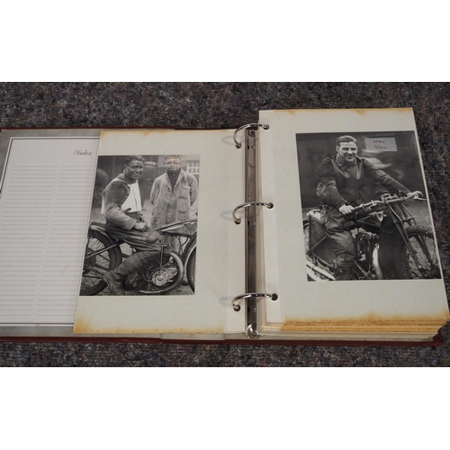 614 - Photo album of 1930s to 1980s speedway riders