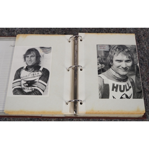 614 - Photo album of 1930s to 1980s speedway riders