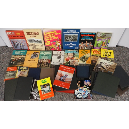 622 - Quantity of assorted speedway books and annuals to include Streets Ahead, Warzone Speedway, etc.