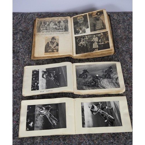 624 - 3 Albums of early speedway photographs and press cuttings