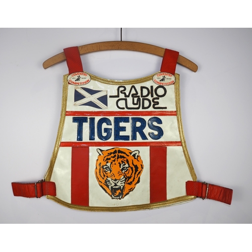 272 - A Glasgow Tigers speedway race vest believed to have been worn by Steve Lawson in 1991