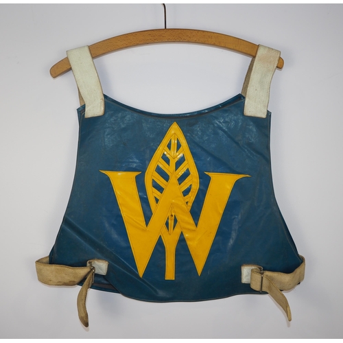 282 - A Bulawayo speedway race vest 1972