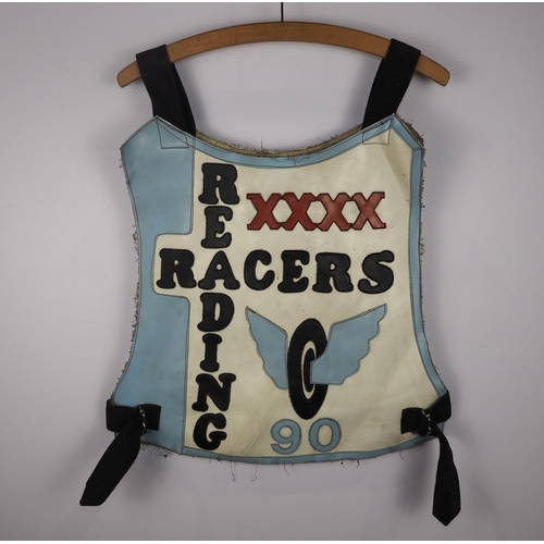 300 - A Reading Racers speedway race vest labelled Todd Wiltshire in 1990