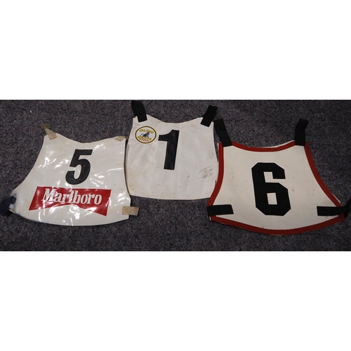 302 - A Wolverhampton Wolves speedway race vest and 2 others