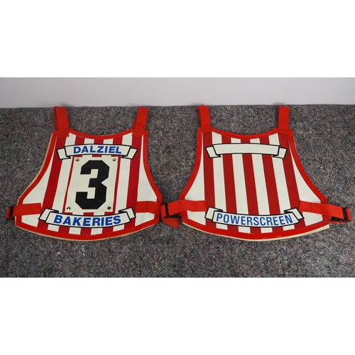 305 - 2 Speedway race vests - Clyde Tigers