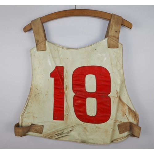 313 - An English speedway race vest