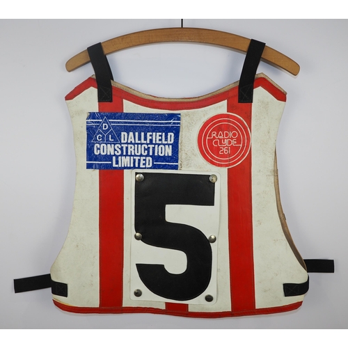 316 - A Glasgow Tigers speedway race vest