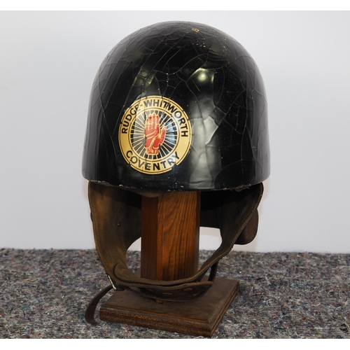 385 - The Cromwell Protector helmet worn by Arthur Franklyn in 1929