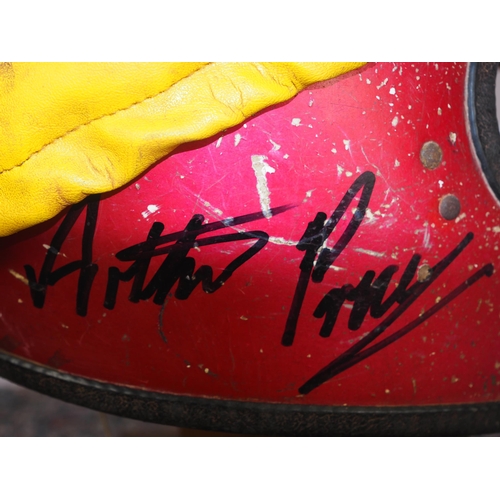 395 - Speedway motorcycle signed Arthur Price