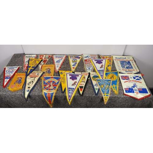 434 - 21 Speedway pennants to include World Speedway Final Sweden, England v Russia and World Team Cup