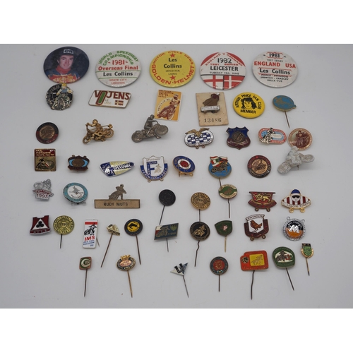 467 - 50 Speedway badges to include Oxford, Glasgow Tigers, the Belle Vue Aces, etc.