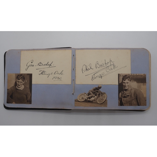 491 - 1930s Speedway photographs and autographs of various teams and riders to include Tiger Stevenson, Bi... 