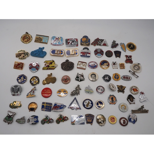 496 - 71 Speedway badges to include Wolverhampton Wolves, Coatbridge Monarchs, Belle Vue Aces, etc.