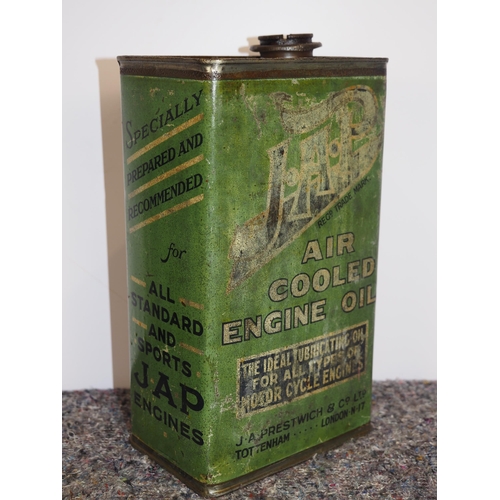 510 - JAP Air Cooled Engine Oil 1 gallon oil can