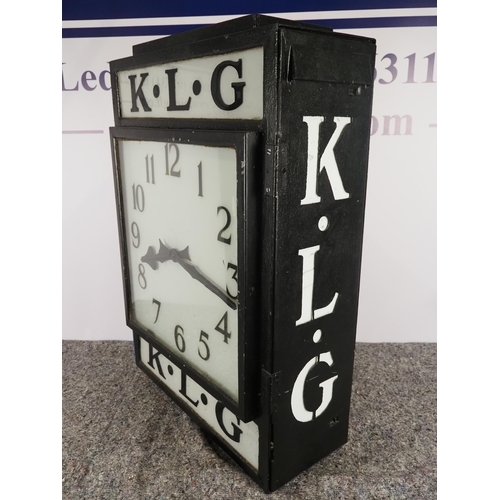 563 - K.L.G Doubled advertising clock 34