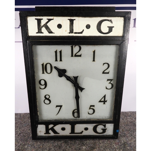 563 - K.L.G Doubled advertising clock 34