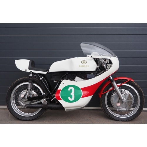 909A - Yamaha TZ250 TD3 twin road racer. 1972. 250cc. 
In original condition with 4LS front and rear brakes... 