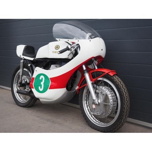 909A - Yamaha TZ250 TD3 twin road racer. 1972. 250cc. 
In original condition with 4LS front and rear brakes... 