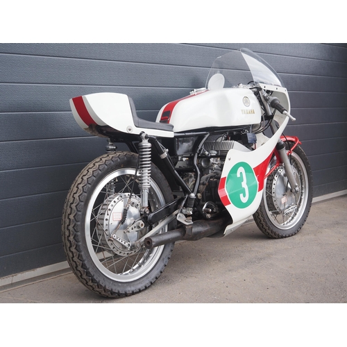 909A - Yamaha TZ250 TD3 twin road racer. 1972. 250cc. 
In original condition with 4LS front and rear brakes... 