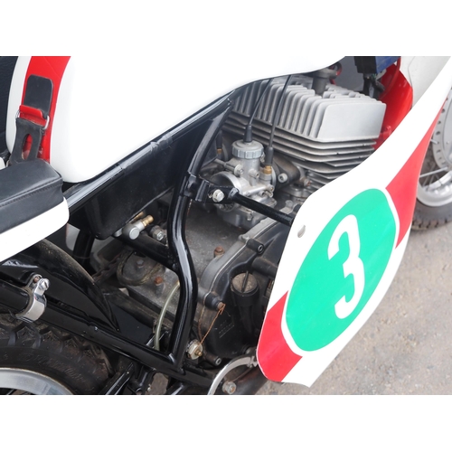 909A - Yamaha TZ250 TD3 twin road racer. 1972. 250cc. 
In original condition with 4LS front and rear brakes... 
