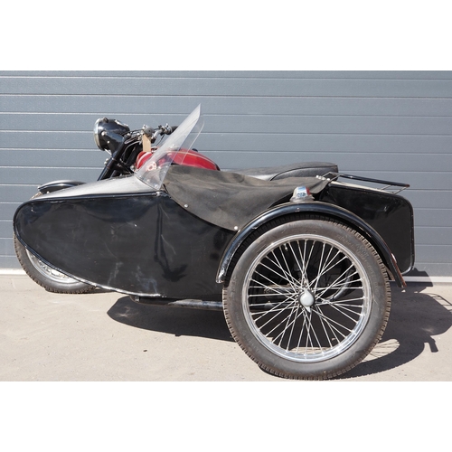 878A - Panther M120 sidecar outfit. 1962. 650cc. 
Frame No. 28346 
Engine No. 59ZA 189A
Runs but may requir... 