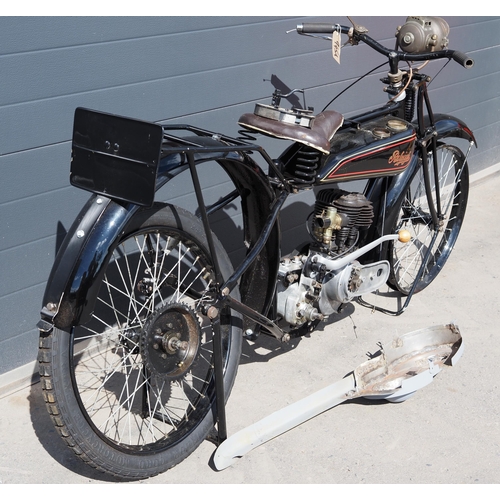 945A - Raleigh Model 14 2¼hp flat tank motorcycle project. 1926. 249cc. 
Frame No. 7751
Engine No. M1591
Co... 