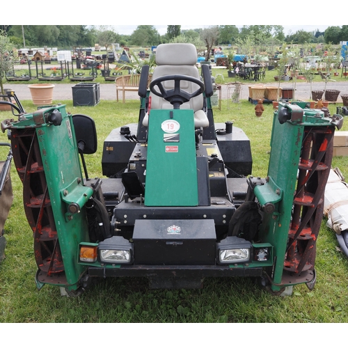 19 - Ransomes Parkway 2250 plus mower, 1058 hours. Reg. WU53 CVY. V5, manuals and key in office