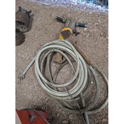 26 - Atlas Copco jackhammer and hoses