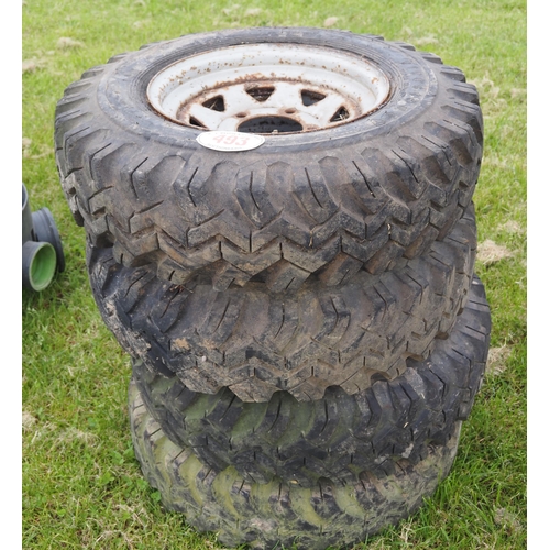 493 - Land Rover wheels and tyres - 4