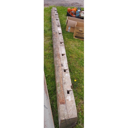 601 - Wooden beam 14ft