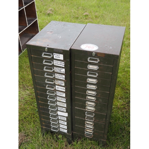 769 - 15 Drawer cabinets - 2