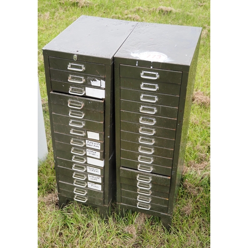 773 - 15 Drawer cabinets - 2