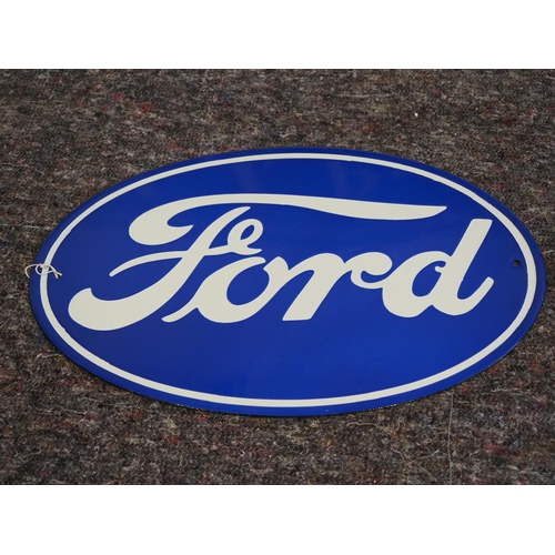 2131 - Modern enamel sign - Ford 18