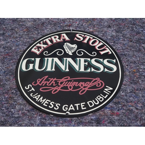 2145 - Modern enamel sign - Guinness 12