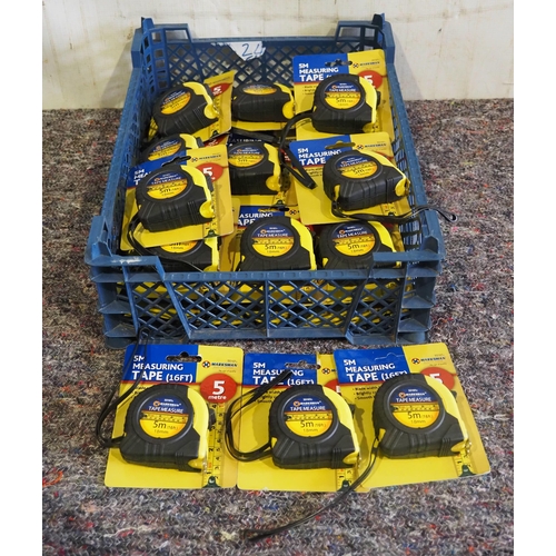 2162 - Tape measures 5m/16ft - 24