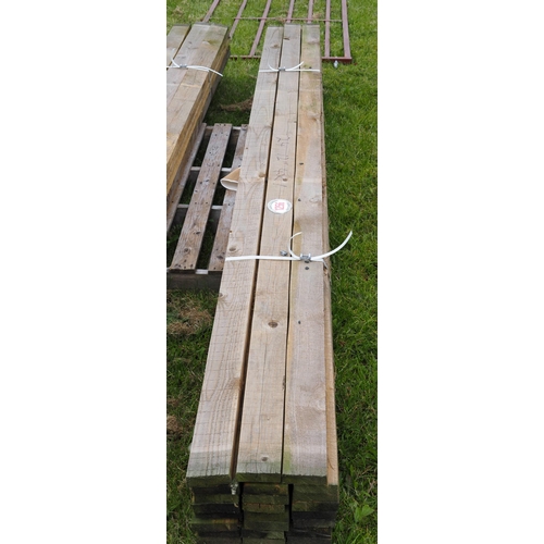 1256 - Sawn timber 12ft x4