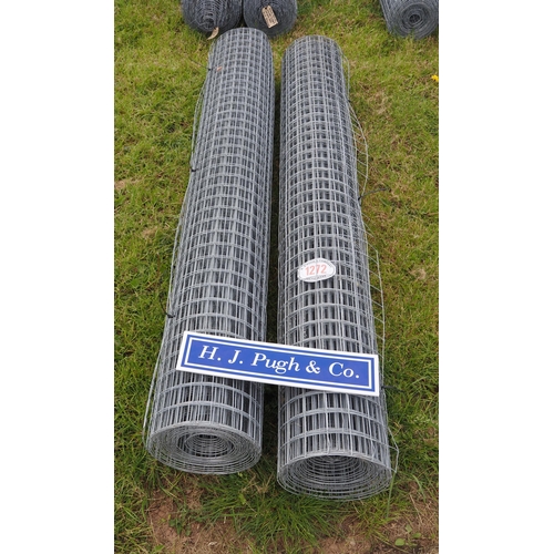 1272 - Welded wire mesh seconds* 1.8m x50x50mm - 15m rolls - 2