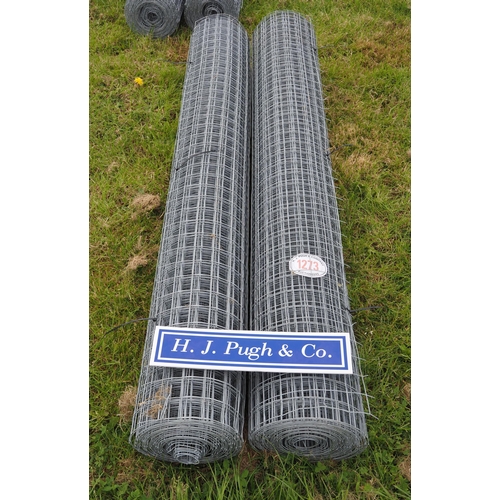 1273 - Welded wire mesh seconds* 1.8m x50x50mm - 15m rolls - 2