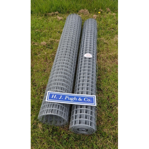 1274 - Welded wire mesh seconds* 1.8m x50x50mm - 15m rolls - 2