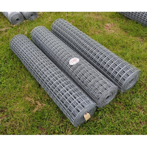 1309 - Hot dipped welded wire mesh *seconds, 1.22m x50x50mm 12g - 12.5m rolls - 3